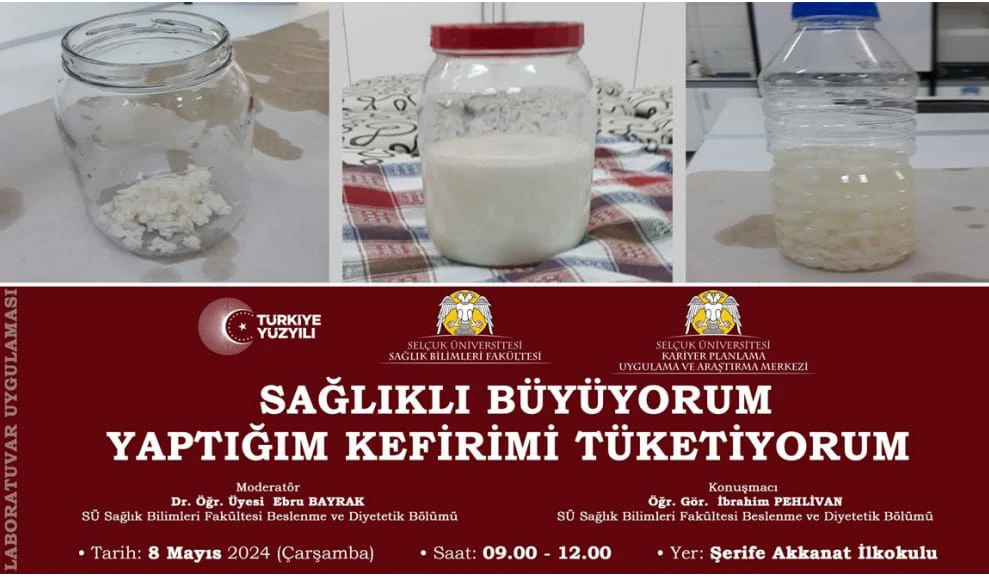Sağlıklı Büyüyorum Yaptığım Kefirimi Tüketiyorum